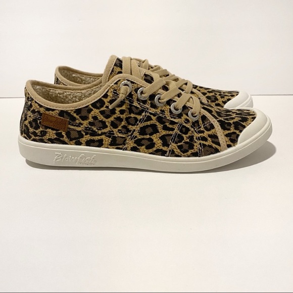 Blowfish Vesper Canvas Kitty Kat Leopard Sneakers - Picture 14 of 14